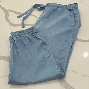 Knox Rose Sky Blue Ankle Pants